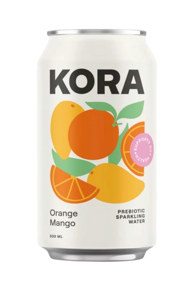 Sparkling Probiotic & Prebiotic Orange Mango Drink 330ml