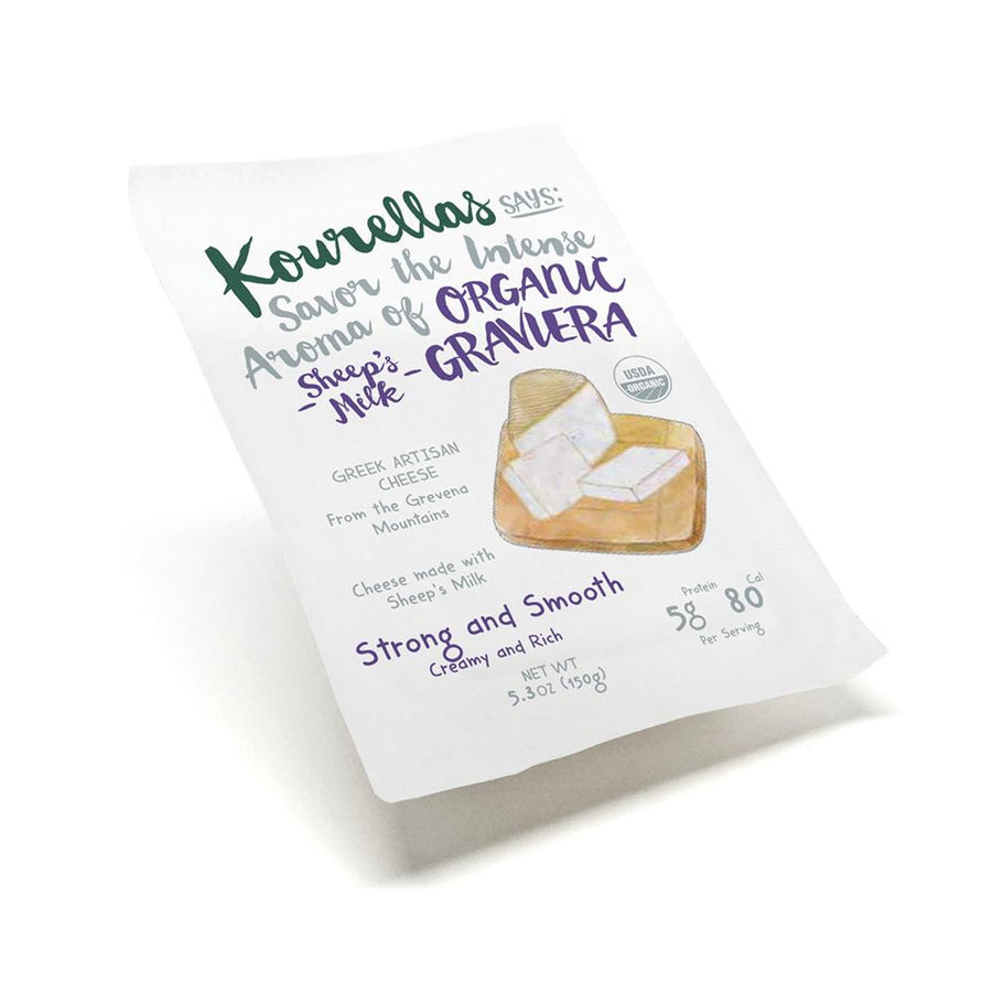 Organic Sheep Milk Graviera Cheese 150g