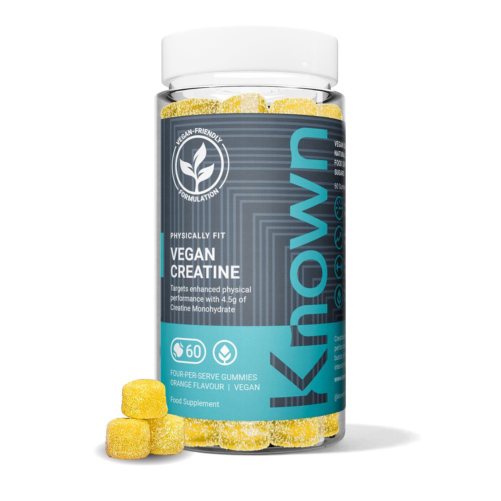 Known Nutrition Vegan Creatine Orange (Ve) 60 x Gummies