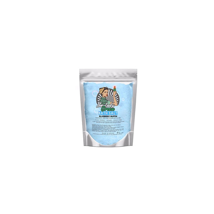 Lady Green 20mg CBD Blueberry Muffin Bath Salts - 150g