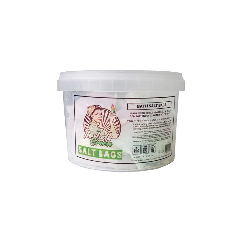 Lady Green 45mg CBD Bath Salt Bags - 150g