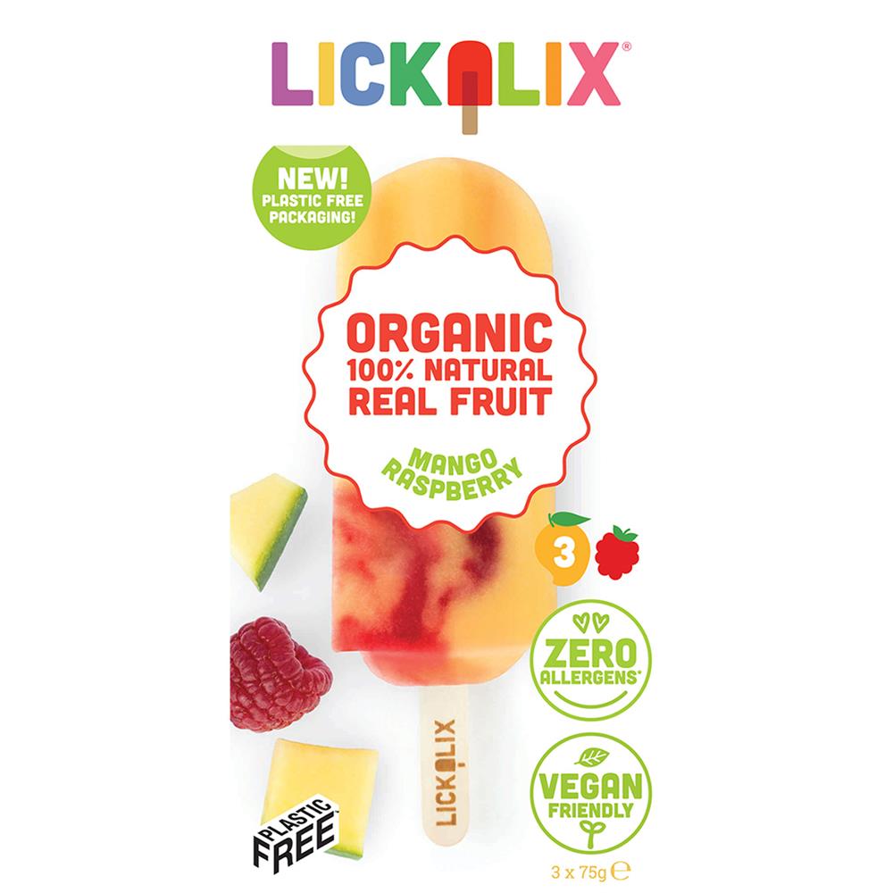 Mango & Raspberry Ice Lolly 3x75g