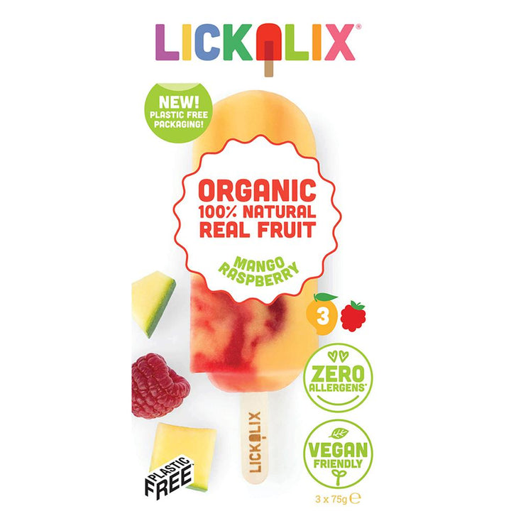 Mango & Raspberry Ice Lolly 3x75g