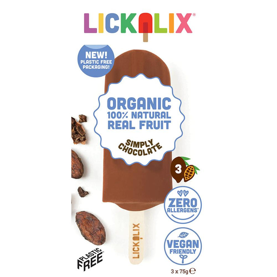 Simply Chocolate Ice Lolly 3x75g