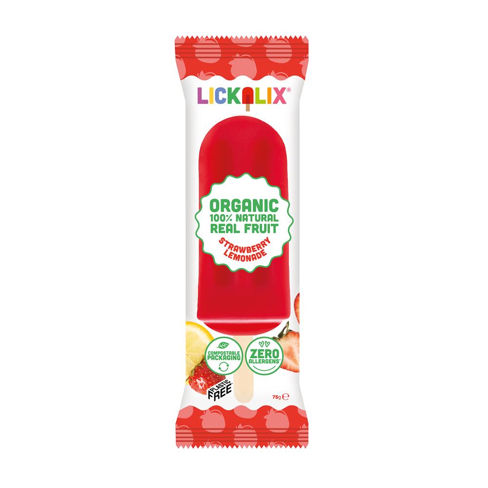 Strawberry & Lemonade Ice Lolly 75g