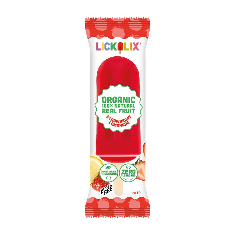 Strawberry & Lemonade Ice Lolly 75g