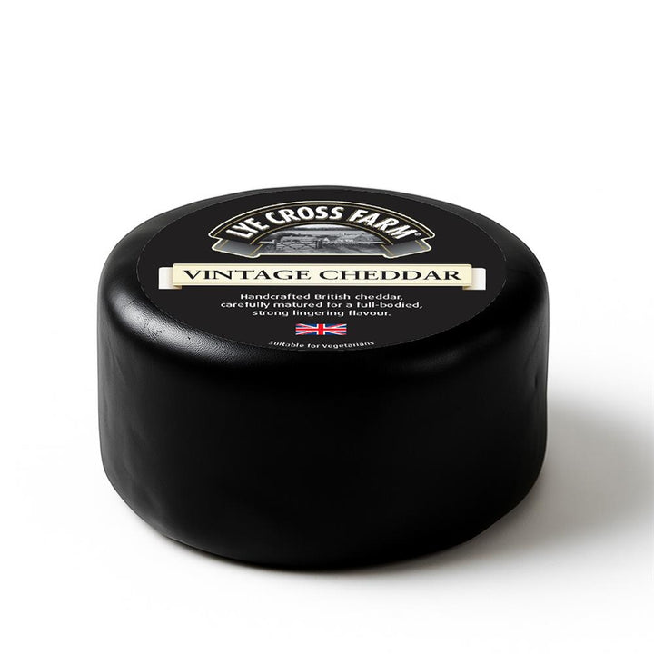 Lye Cross Farm Black Waxed Vintage Cheddar Truckle 250g
