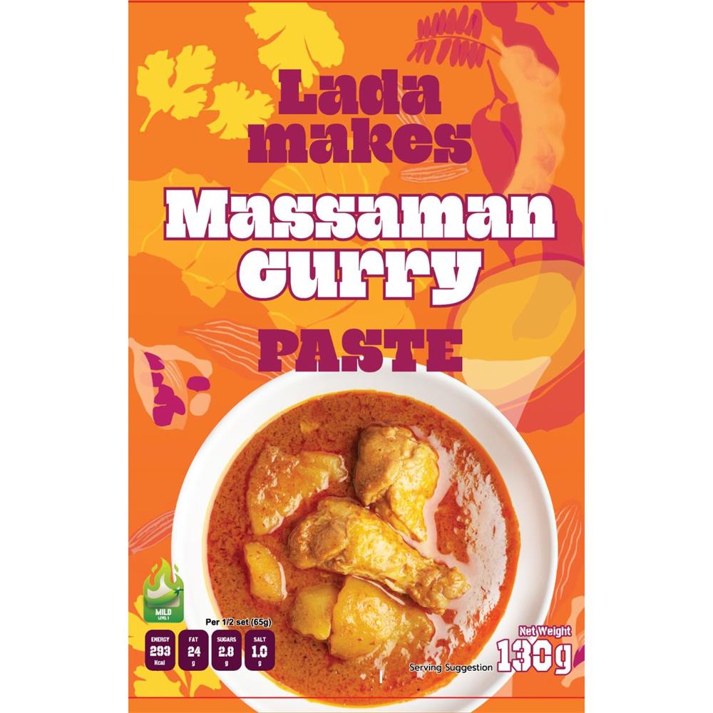 Lada Makes Massaman Curry Kit 130g
Halal Dairy Free Gluten Free