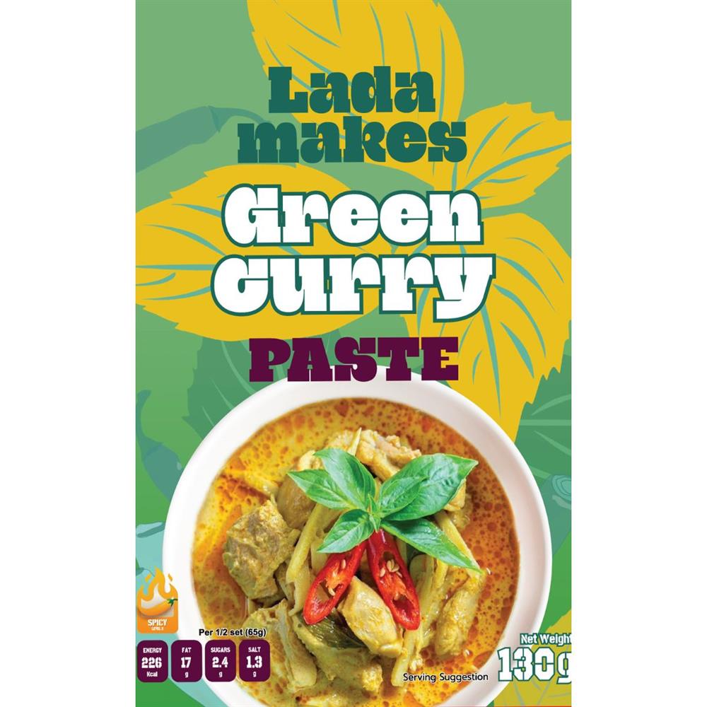Lada Makes Green Curry Kit 130g
Halal Dairy Free Gluten Free