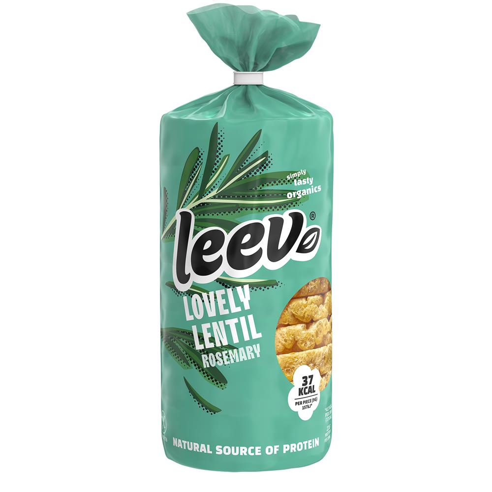 Leev Bio Lentilcakes Rosemary 117g