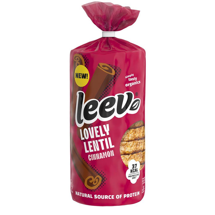 Leev Bio Lentilcakes Cinnamon 130g