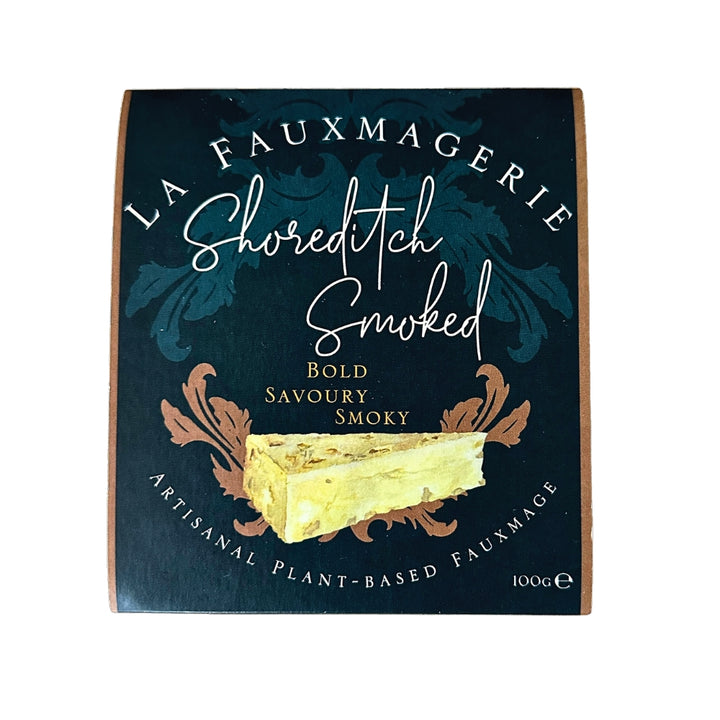La Fauxmagerie Shoreditch Smoked Vegan Cheddar Cheese Style 100g