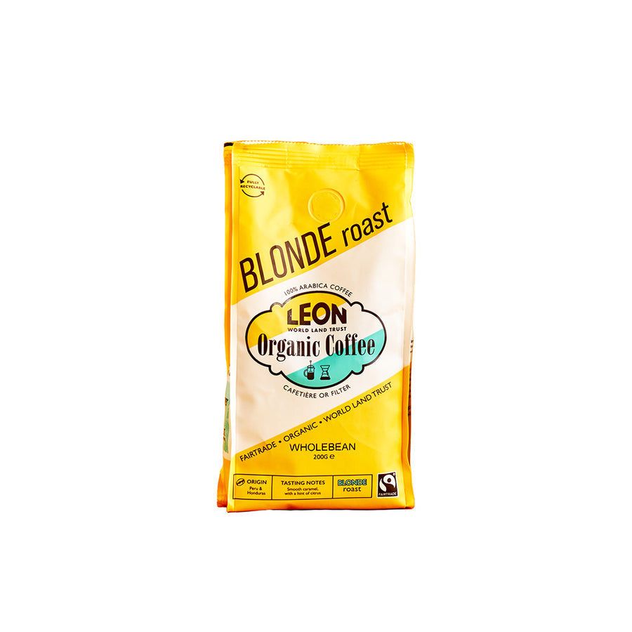 LEON Light Roast Coffee Beans 200g