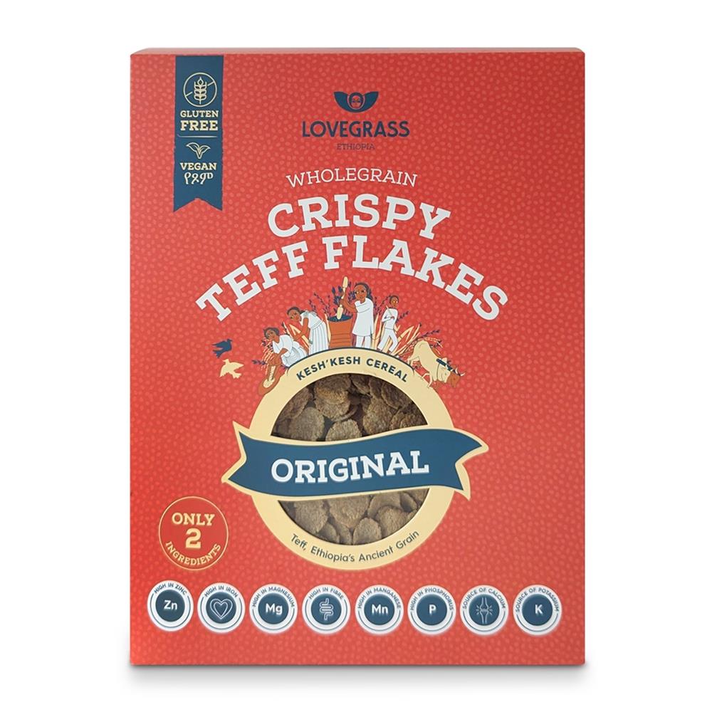Wholegrain Crispy Teff Flakes - Original 350g