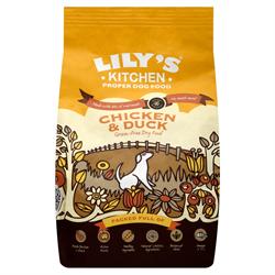 Chicken and Duck Grain-Free Dry Food for Dogs 1000g
