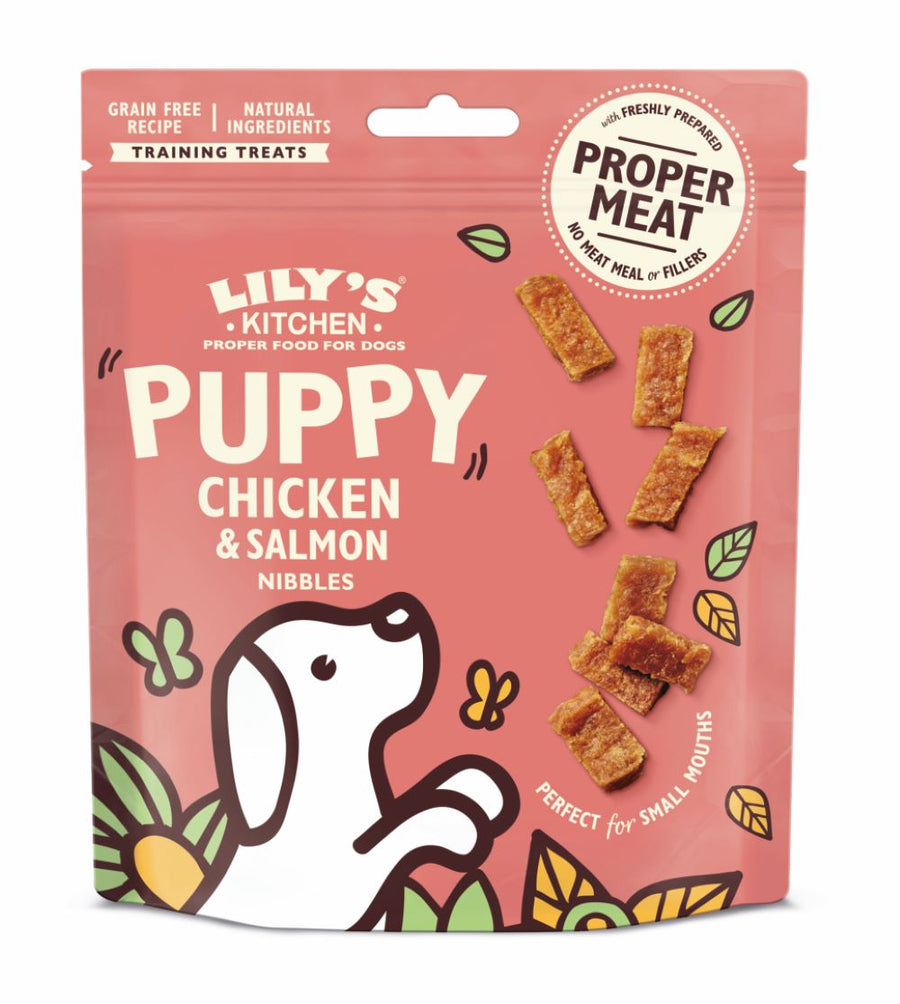 Chicken & Salmon Nibbles Puppy Treats 70g