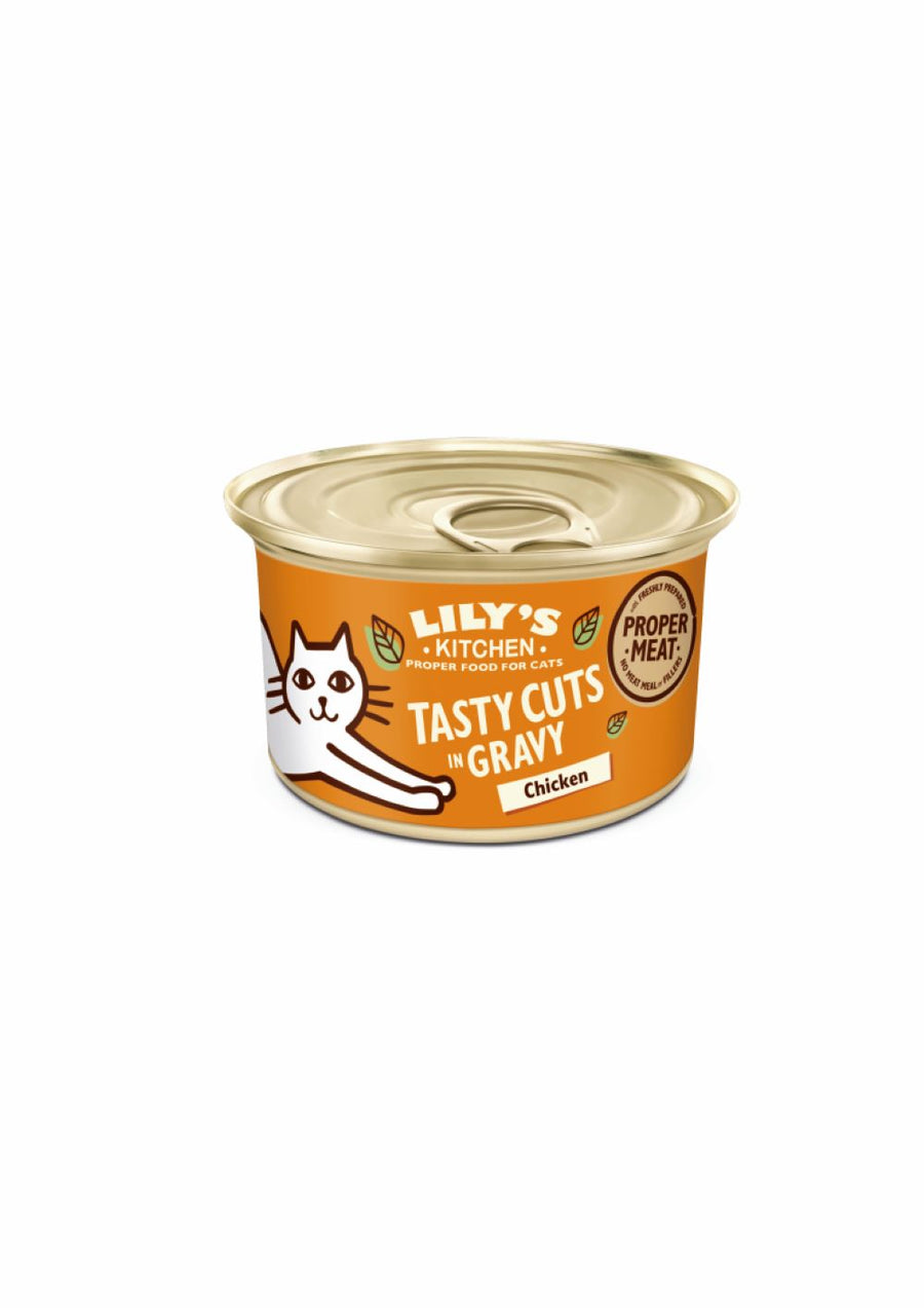 Tasty Cuts Chicken Cat Complete Wet Food 85g