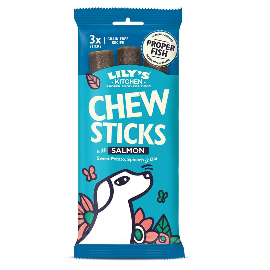Chew Sticks with Salmon for Dogs 3pk 120g