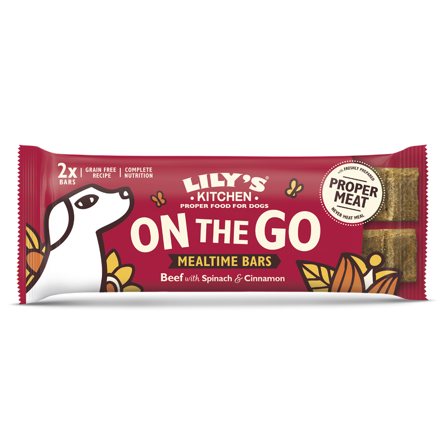Beef On the Go Bars for Dogs 2pk 40g