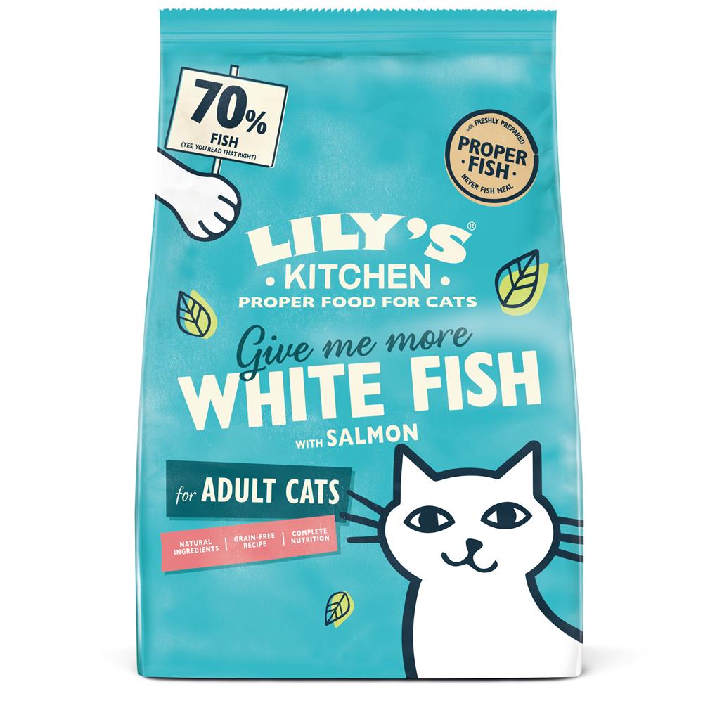 White Fish & Salmon Dry Cat Food 2kg