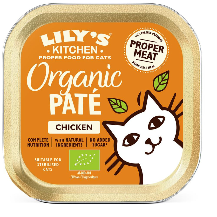 Organic Chicken Pate for Cats 85g