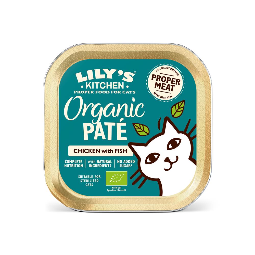 Organic Fish Pate for Cats 85g