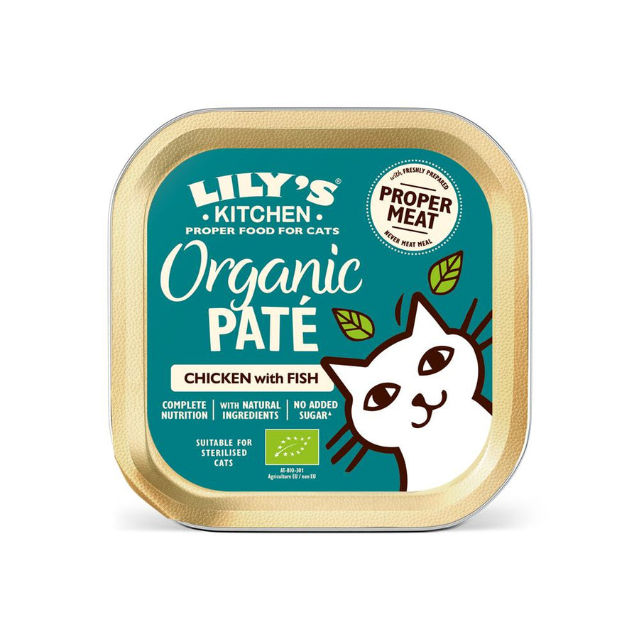 Organic Fish Pate for Cats 85g
