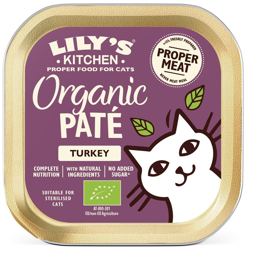 Organic Turkey Pate for Cats 85g