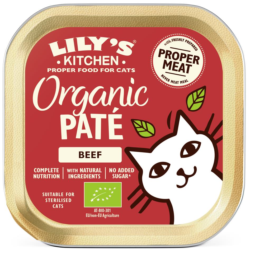 Organic Beef Pate for Cats 85g
