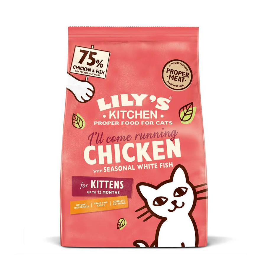 Chicken & White Fish Kitten Dry Food 800g