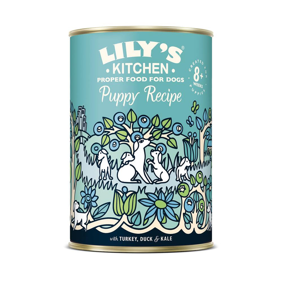 Puppy Recipe with Turkey Duck & Kale Tin 400g