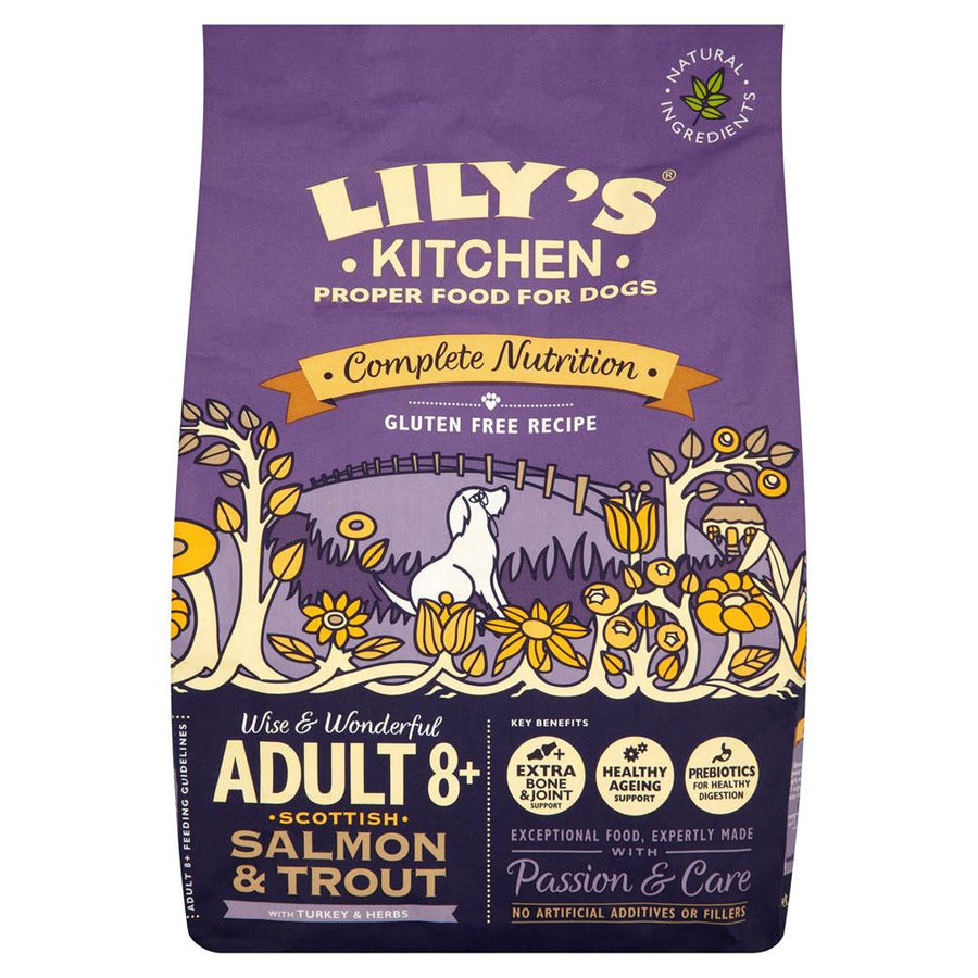 Adult 8+ Salmon & Trout Dry Food 1kg