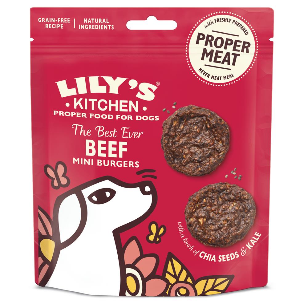 The Best Ever Beef Mini Burgers for Dogs 70g
