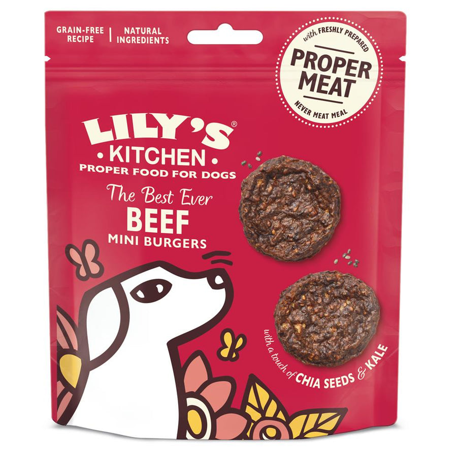 The Best Ever Beef Mini Burgers for Dogs 70g