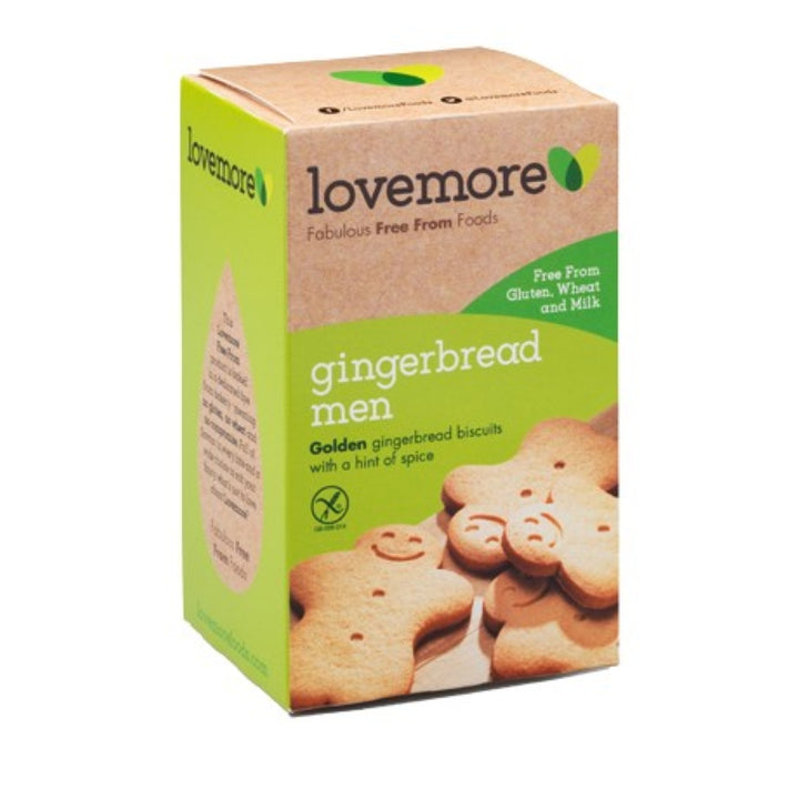 Lovemore Wheat Gluten & Milk Free Gingerbread Men 150g