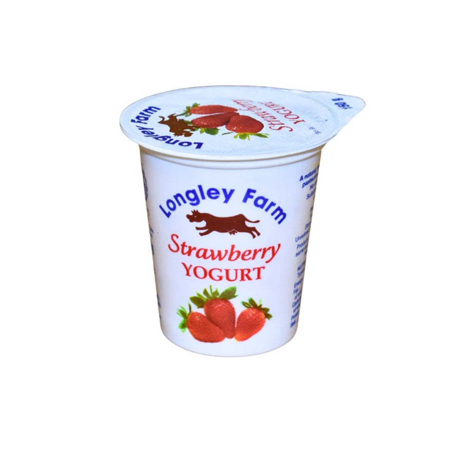 Longley Farm Strawberry Live Yogurt 150g