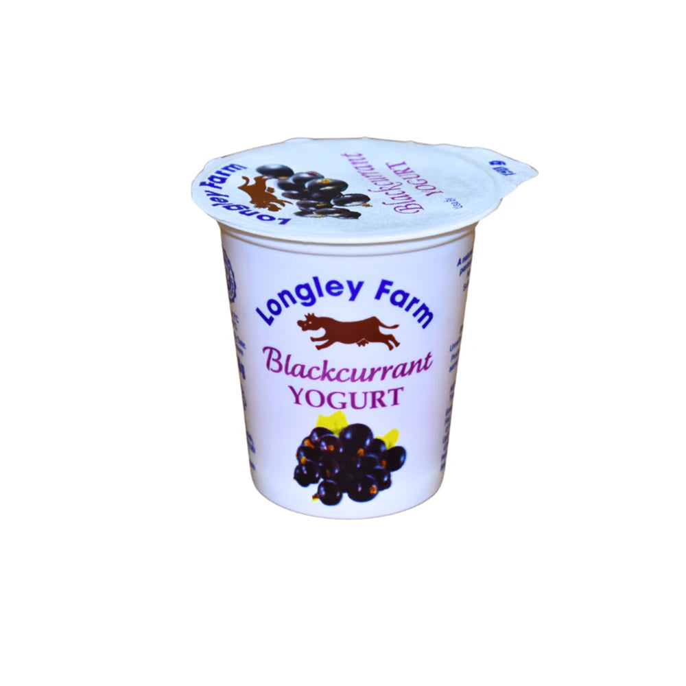 Longley Farm Blackcurrant Live Yogurt 150g