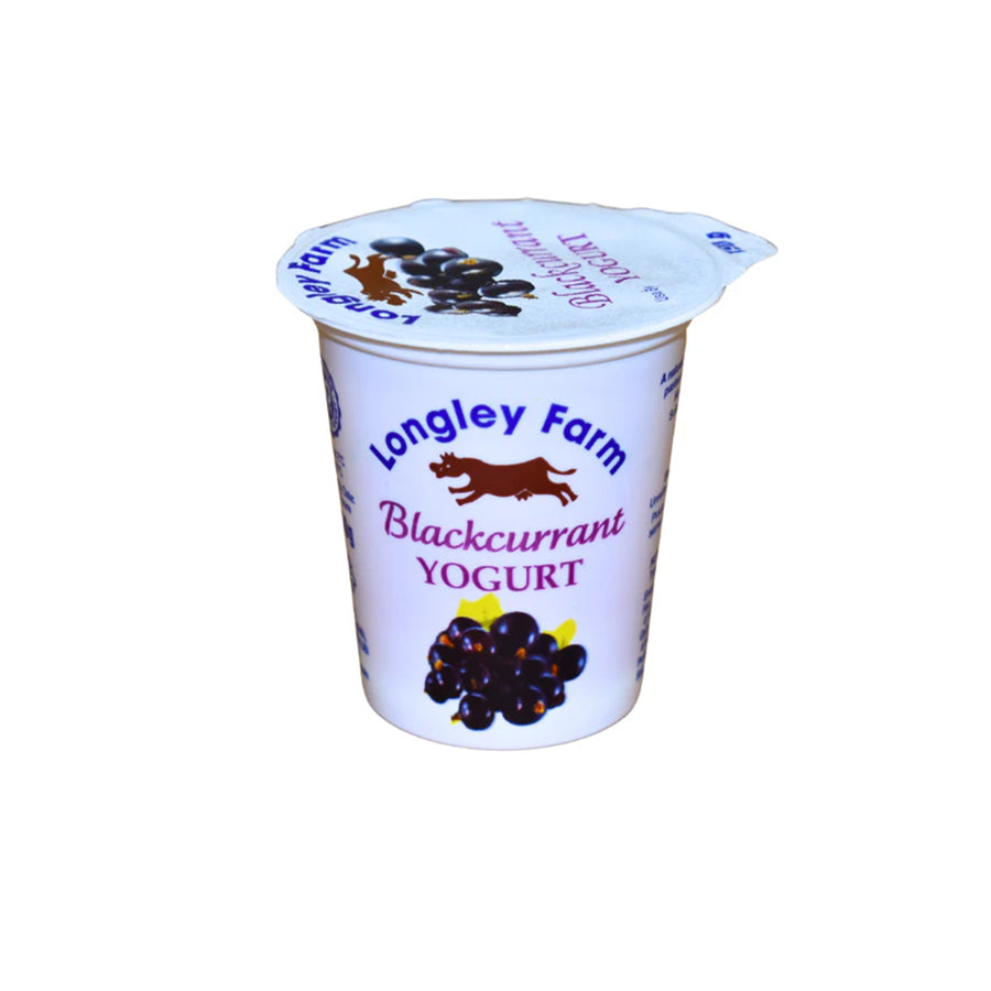 Longley Farm Blackcurrant Live Yogurt 150g