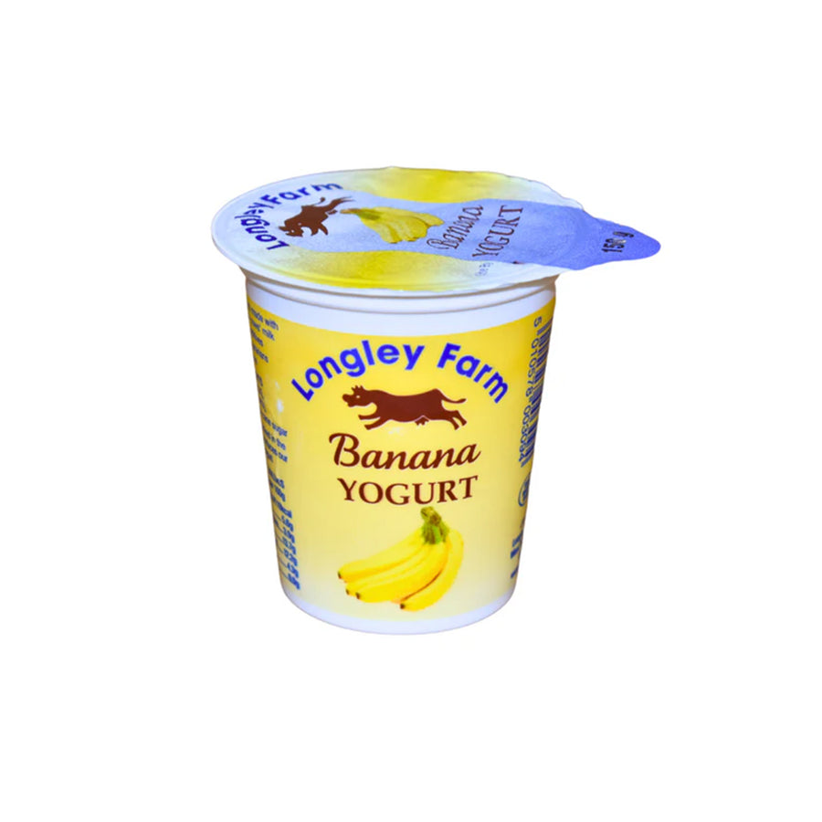 Longley Farm Banana Live Yogurt 150g