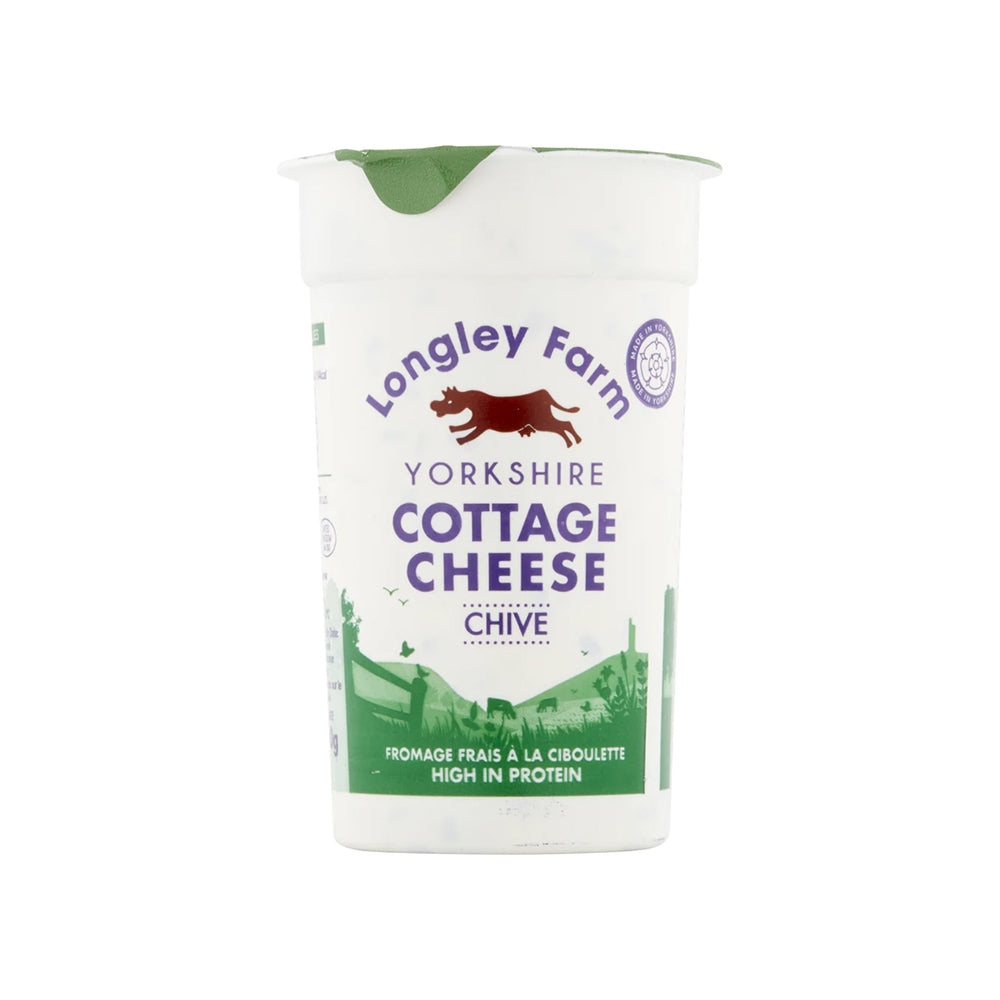 Longley Farm Cottage Cheese & Chives 250g