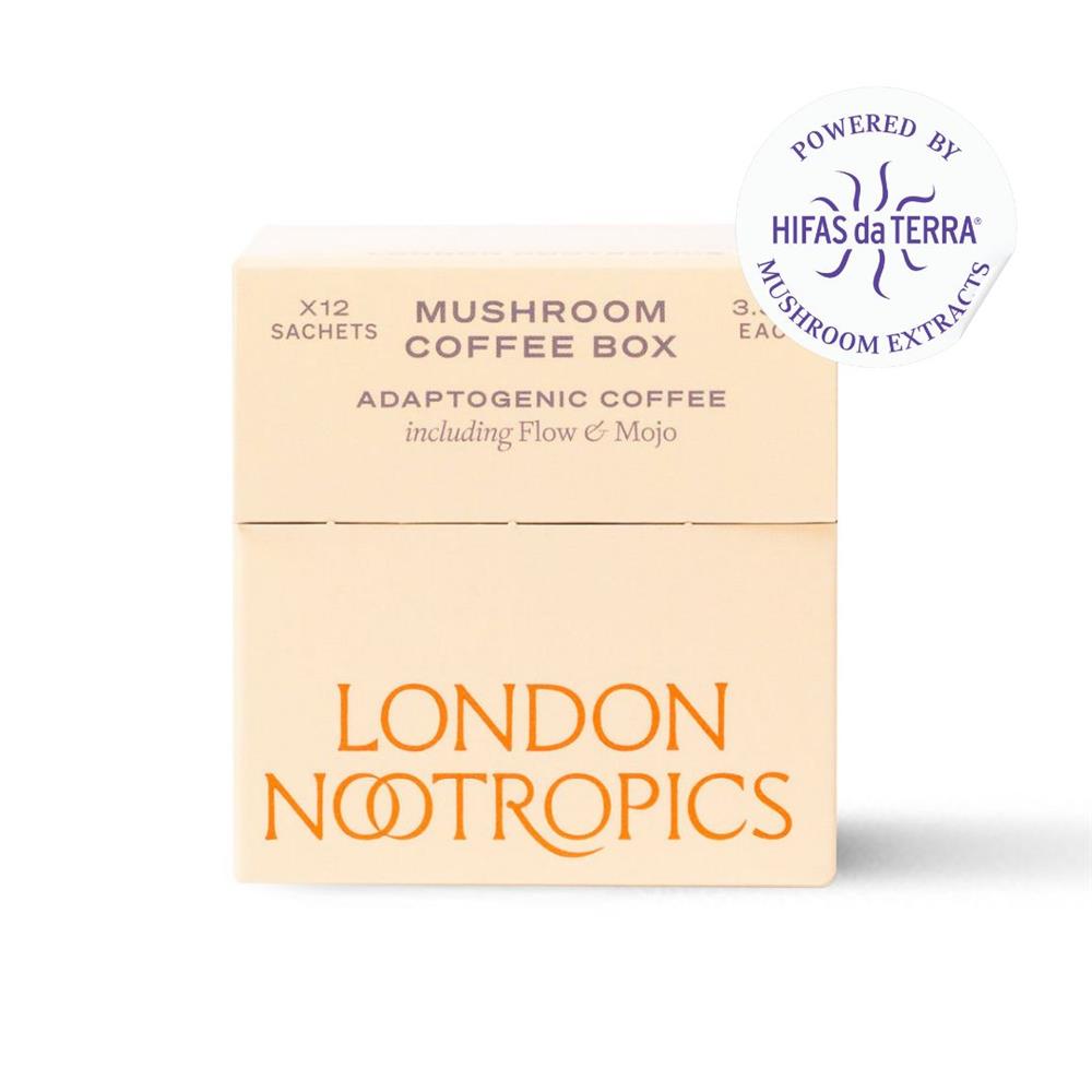 Lion's Mane mushroom & Cordyceps mushroom Coffee Blends 12 Sachets