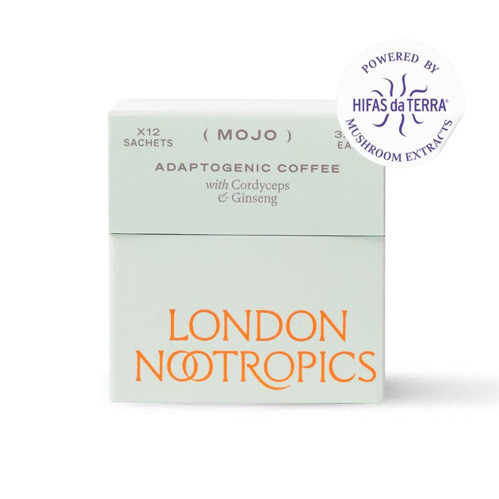 Adaptogenic coffee with Cordyceps & Siberian Ginseng 
12 Sachet