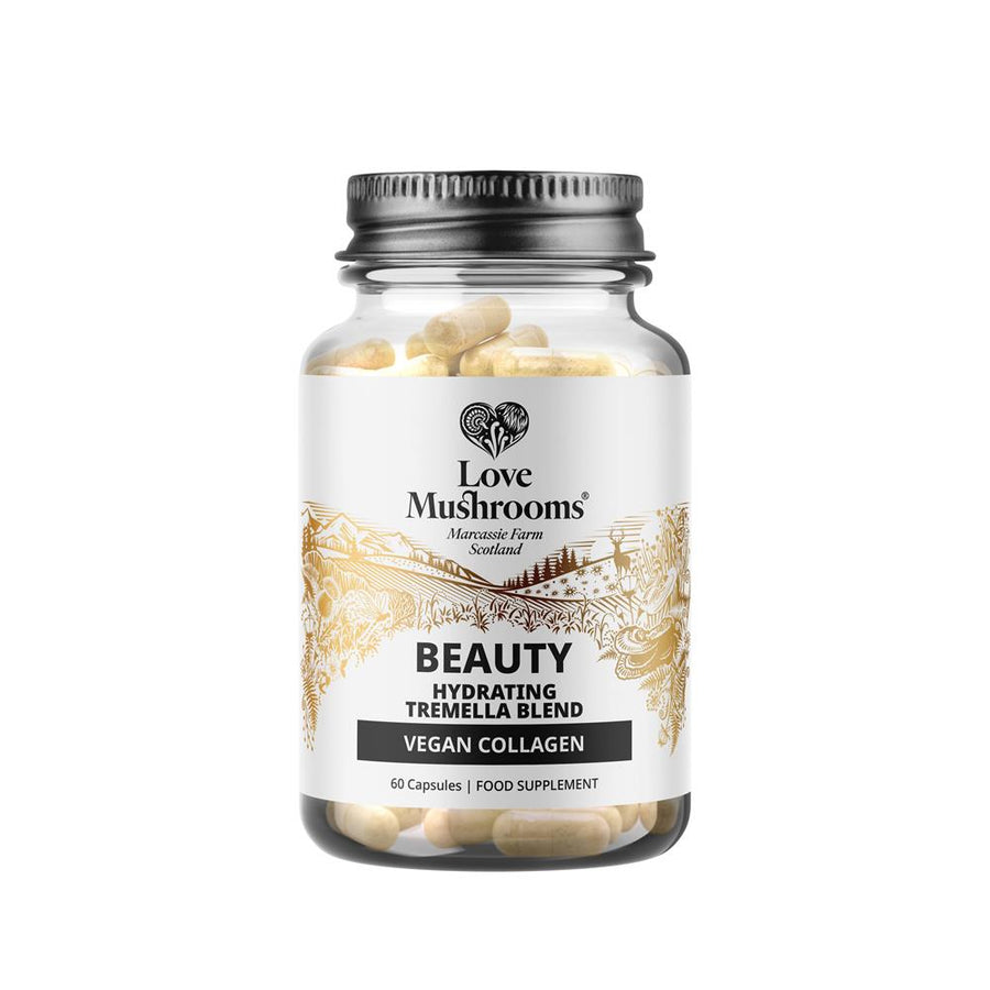 Love Mushrooms Vegan Collagen Beauty 4000mg 60 Capsules