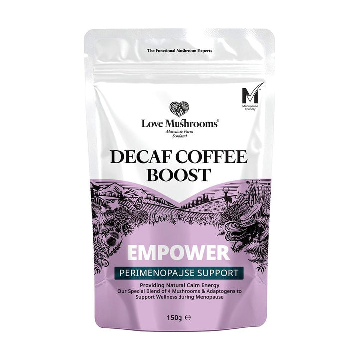 Love Mushrooms Empower Decaf Coffee for PERI Menopause 150g