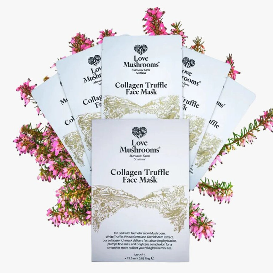 Love Mushrooms Collagen Truffle Face Mask 5 Pack
