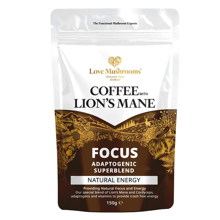 Love Mushrooms Lion's Mane & Cordyceps Coffee Superblend 150g