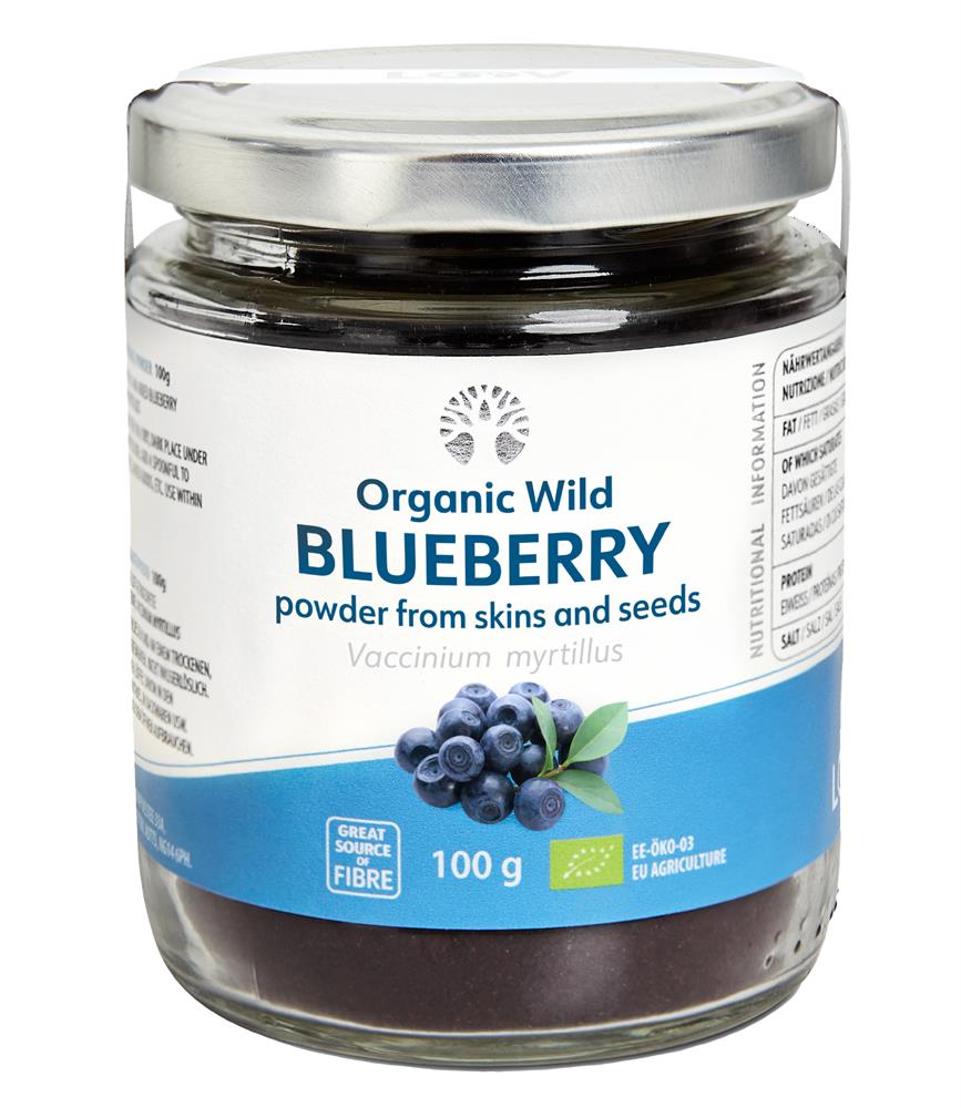 LOOV Organic Wild Blueberry High Fibre Pomace Powder 100g
