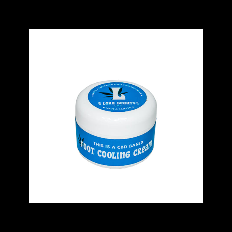 Loxa Beauty 1000mg CBD  Foot Cooling Cream - 100ml