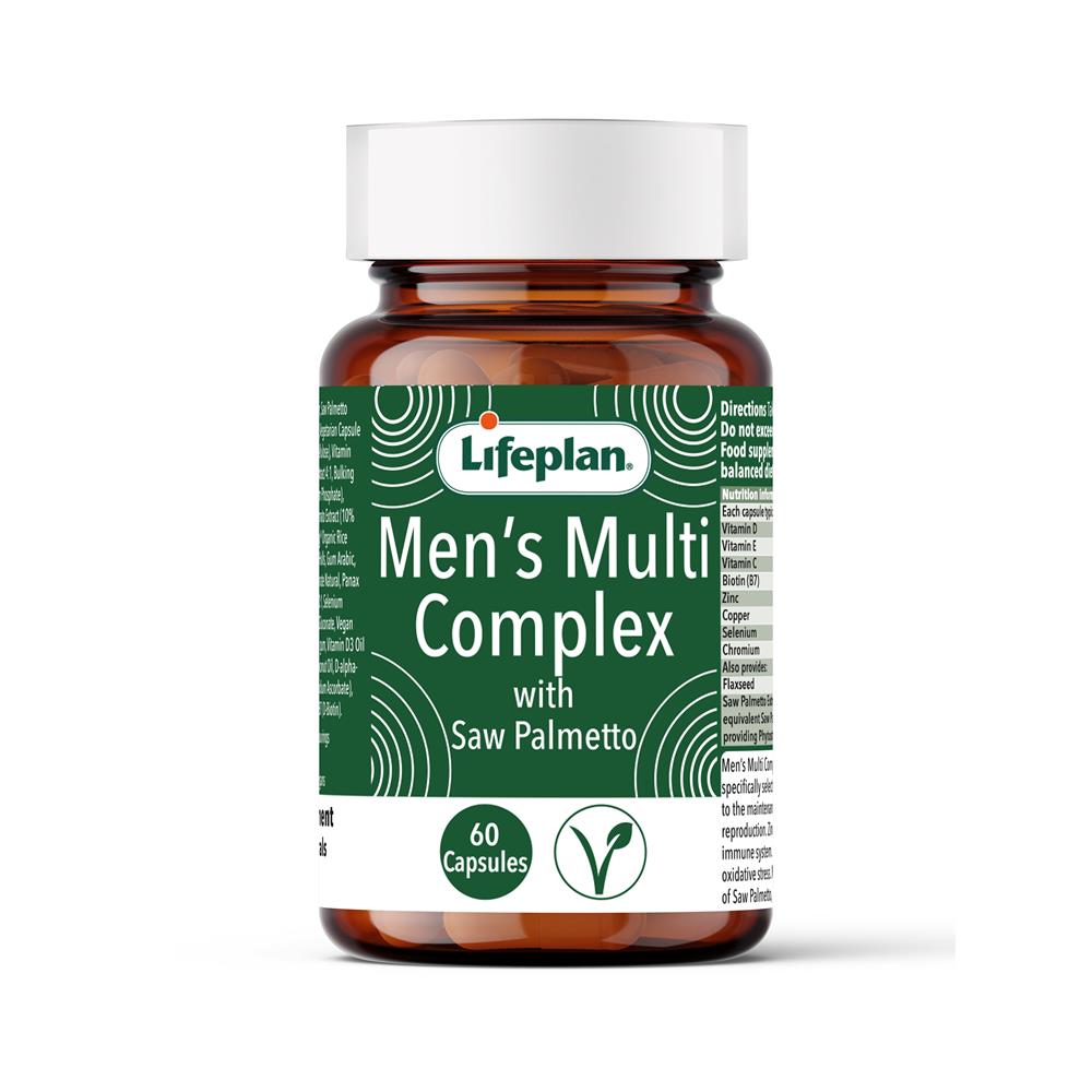 Men's Multi Complex to support men's health. 60 capsules.