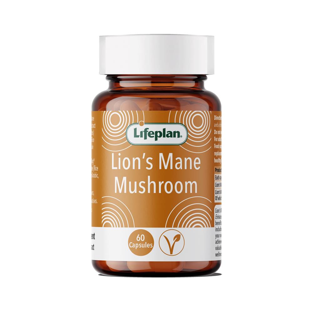 Lion's Maine Mushroom supports your overall well being. 60 caps